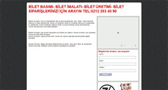 Desktop Screenshot of biletbasimi.com
