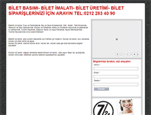 Tablet Screenshot of biletbasimi.com